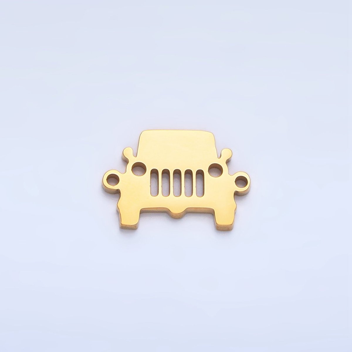 Stainless Steel Car Vehicle Charm Connector in Gold &amp; Silver | G-464