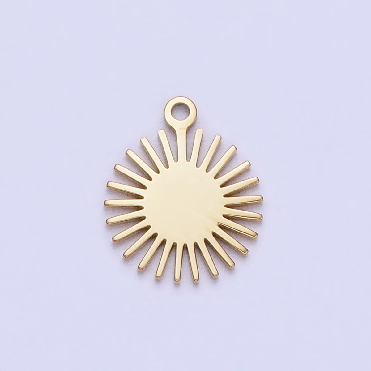 Stainless Steel Celestial Sun Beam Ray Add-On Charm in Gold &amp; Silver | P-889