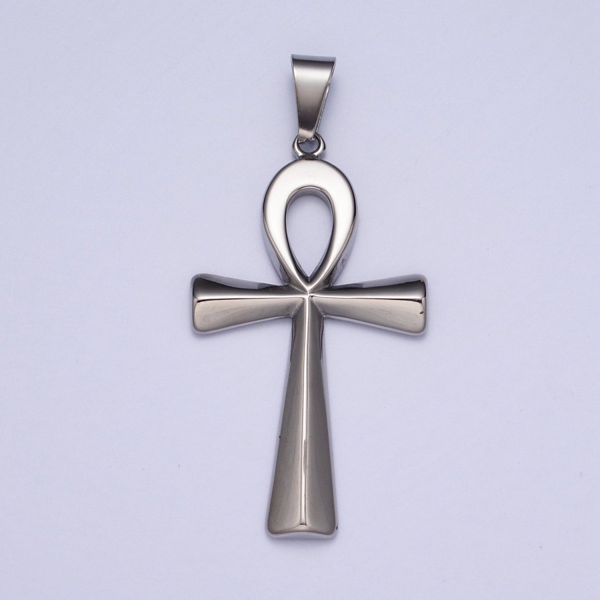Stainless Steel Egyptian Ankh Key Cross Pendant in Gold &amp; Silver J-265 J-323