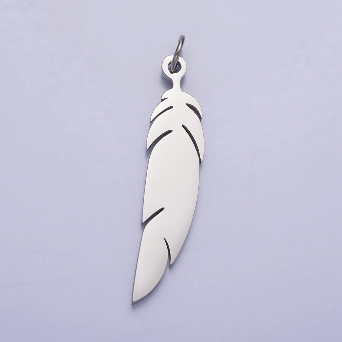 Stainless Steel Feather Wing Strand Add-On Charm in Gold &amp; Silver | P-921