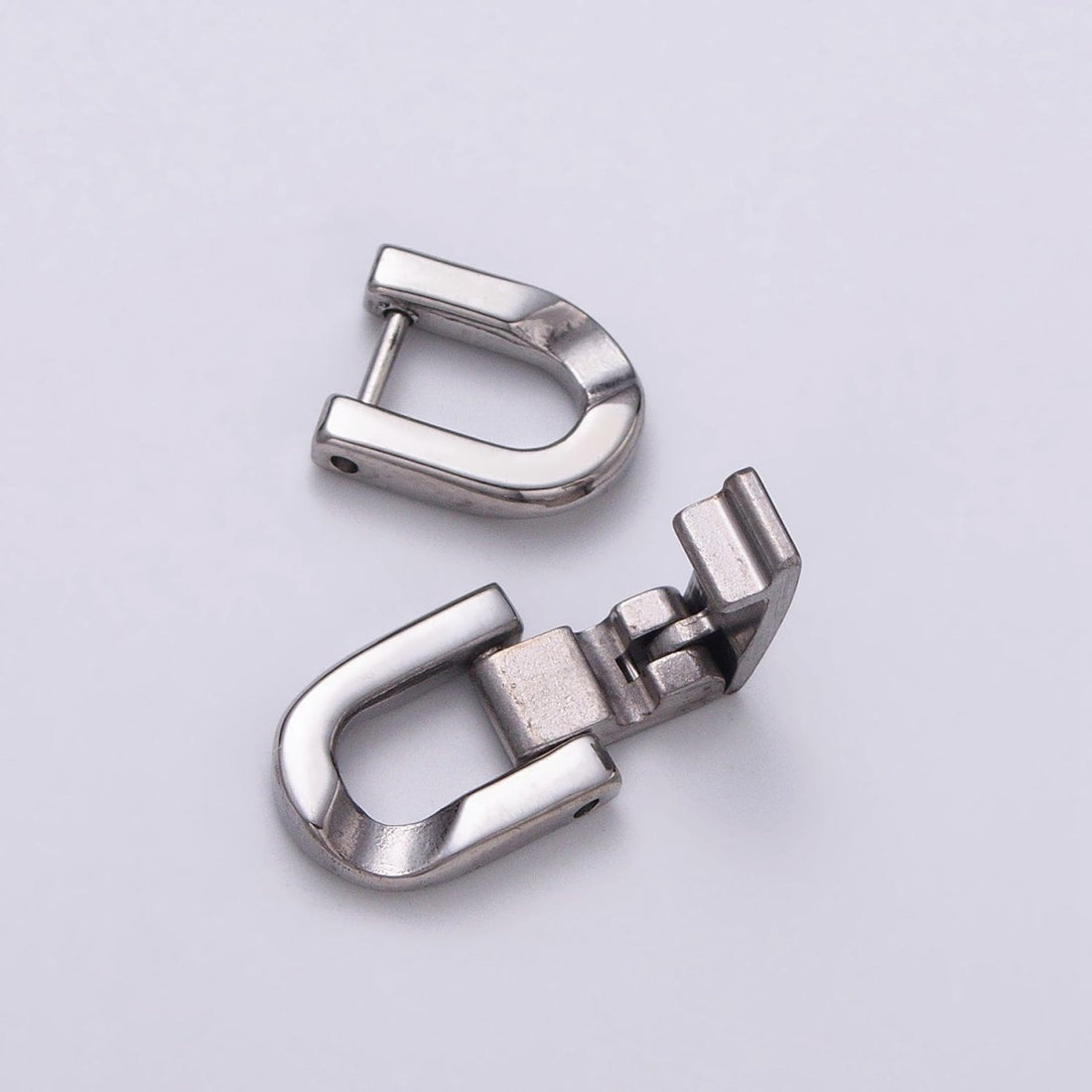 Stainless Steel Fold Over Clasps Extender Clasp Closure Gold End Caps for Necklace Bracelet Jewelry Component Handmade Supply Z-318 Z-319