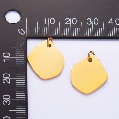 Stainless Steel Geometric Minimalist Charm | P784