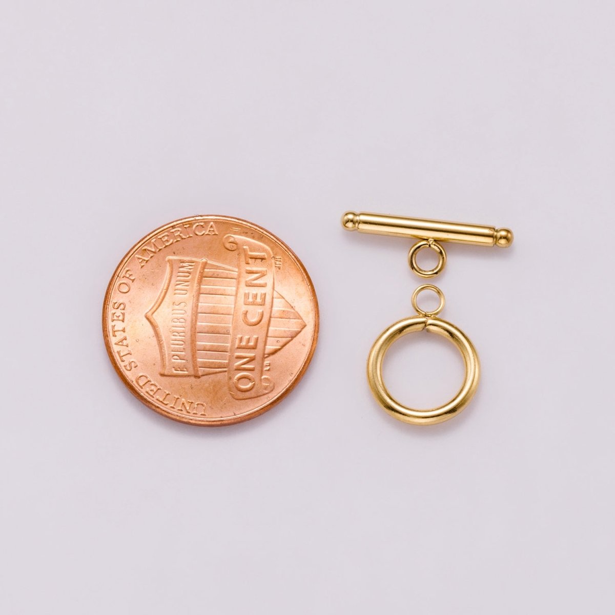 Stainless Steel Gold Toggle Clasps OT Clasp Findings | P-933