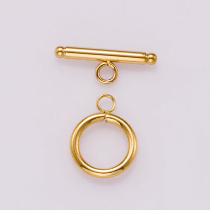 Stainless Steel Gold Toggle Clasps OT Clasp Findings | P-933