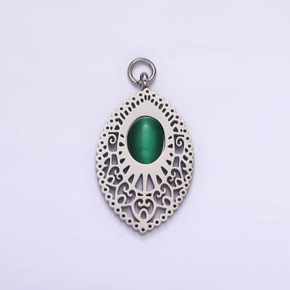 Stainless Steel Green Cat&