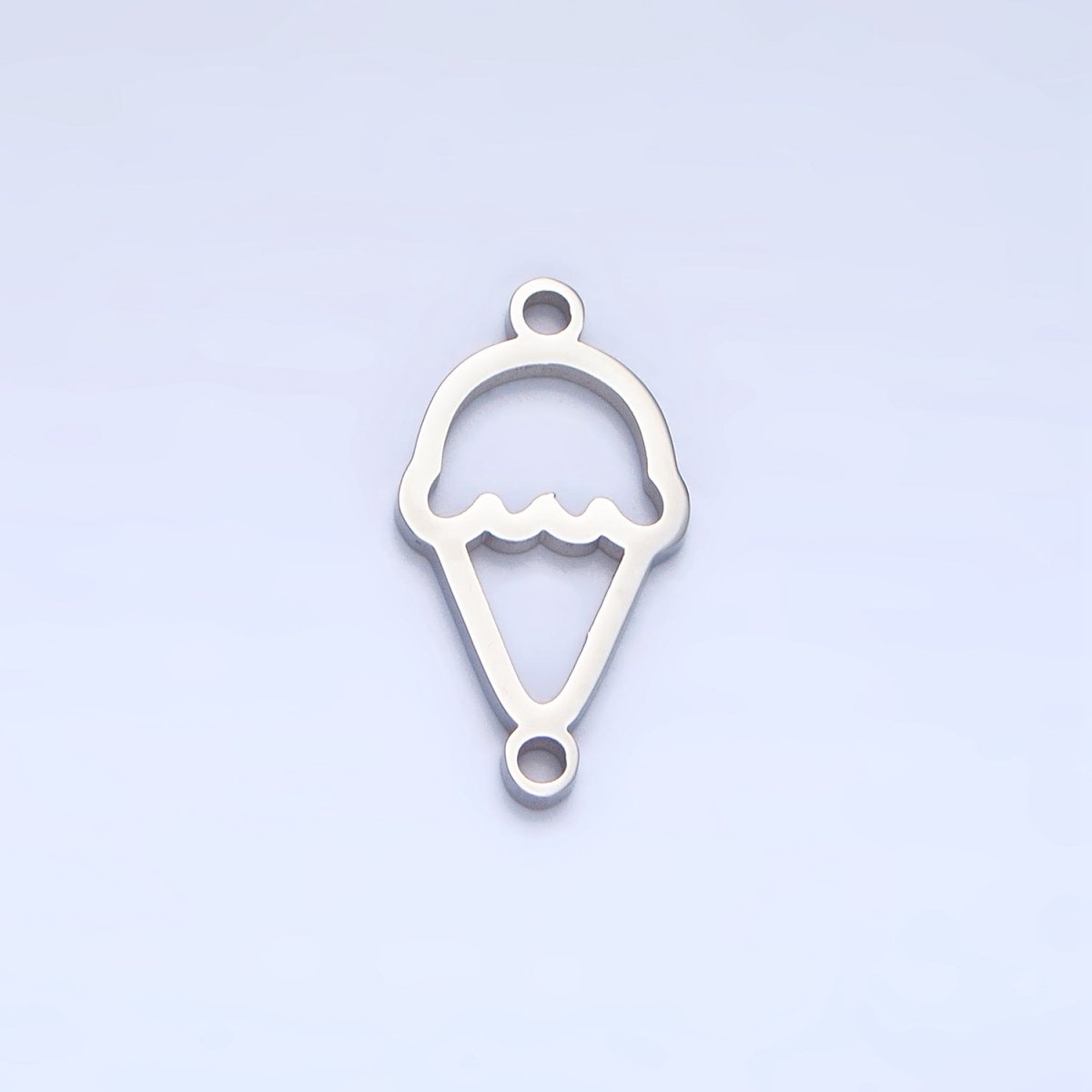 Stainless Steel Ice Cream Dessert Charm Connector in Gold &amp; Silver | G-465