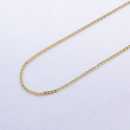 Stainless Steel Minimalist Cable Chain 16 Inch Choker Necklace | WA-2740