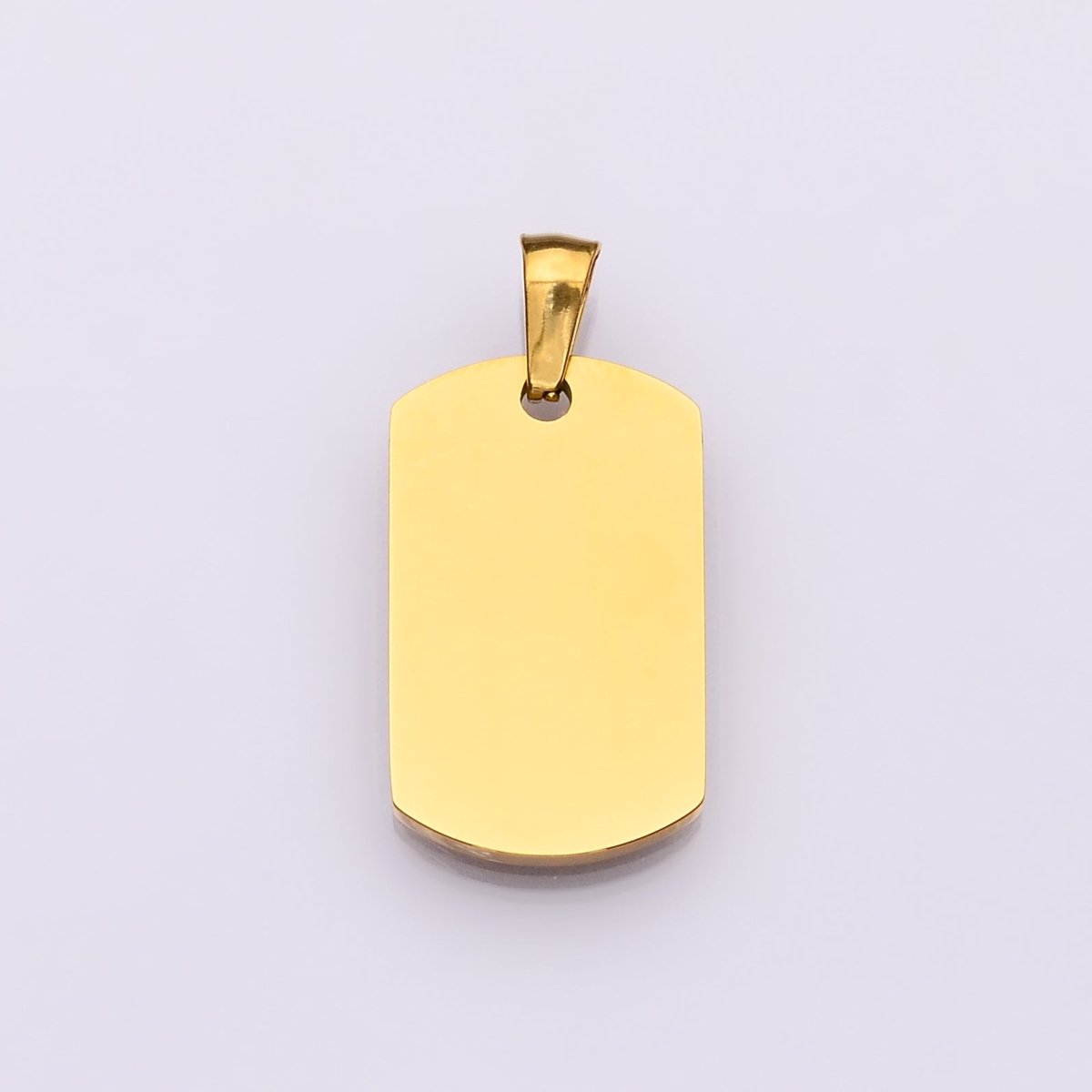 Stainless Steel Minimalist Rectangular Bar Pendant | P1545