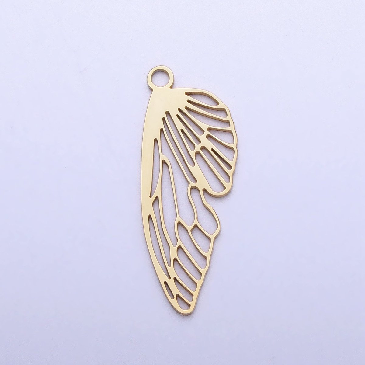 Stainless Steel Open Butterfly Mariposa Wings Open Charm in Gold &amp; Silver | P-925