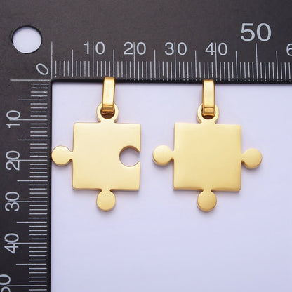 Stainless Steel Puzzle Couple&