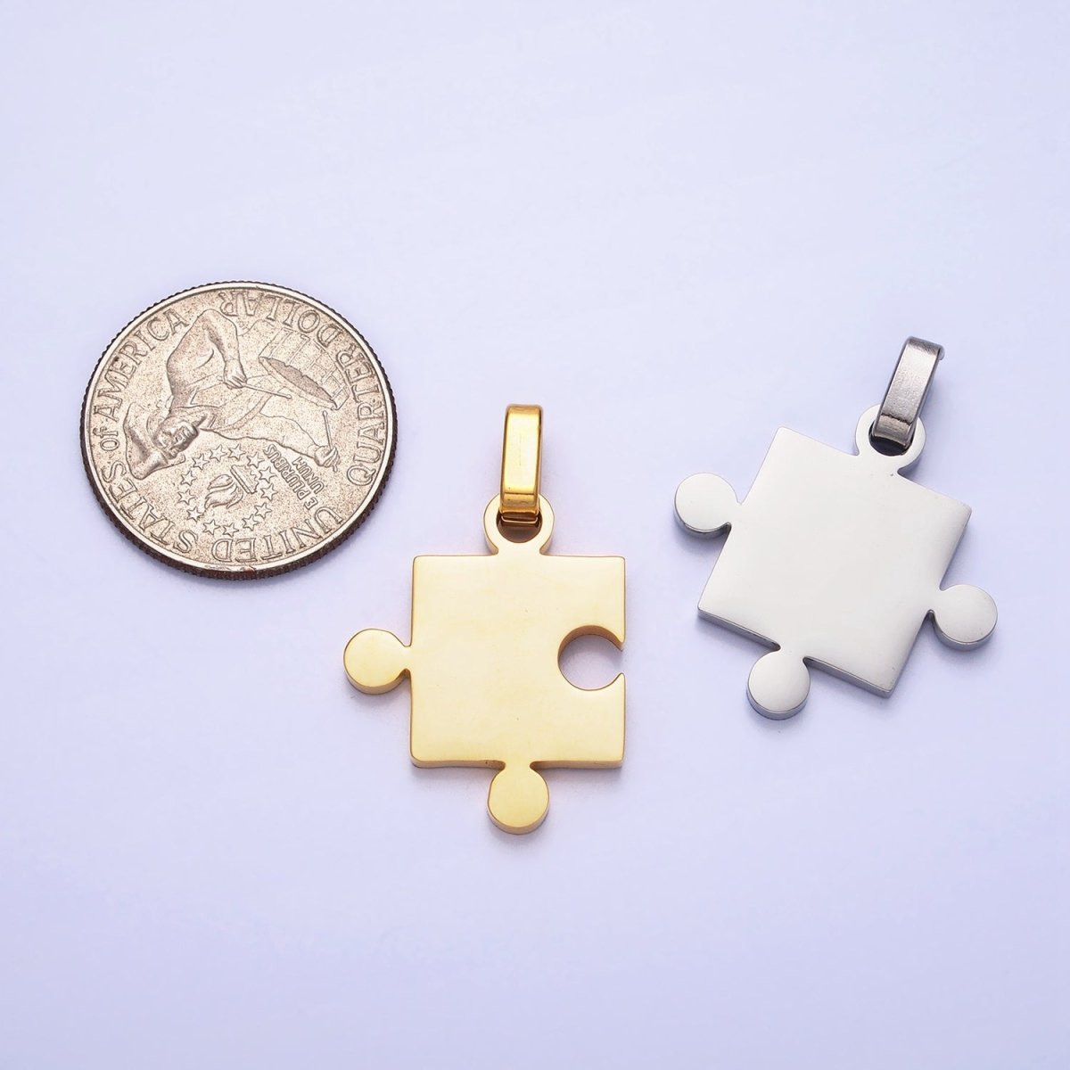 Stainless Steel Puzzle Couple&