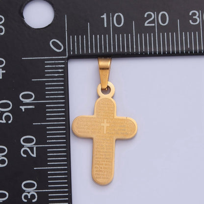Stainless Steel Religious Cross, The Lord&