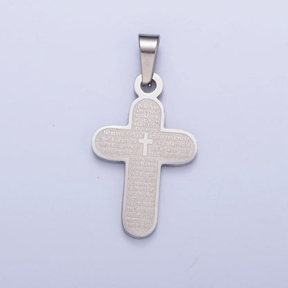 Stainless Steel Religious Cross, The Lord&