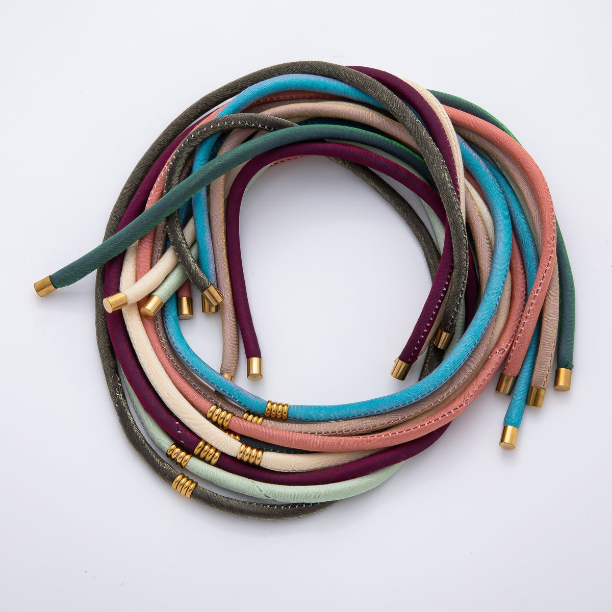 Stainless Steel Soft Silk feel Paracord Knot Tied Necklace | WA-1628 ~ WA-1652