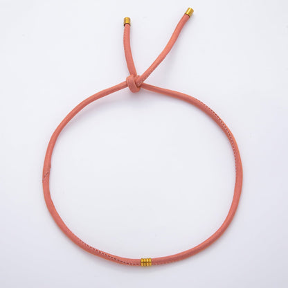 Stainless Steel Soft Silk feel Paracord Knot Tied Necklace | WA-1628 ~ WA-1652