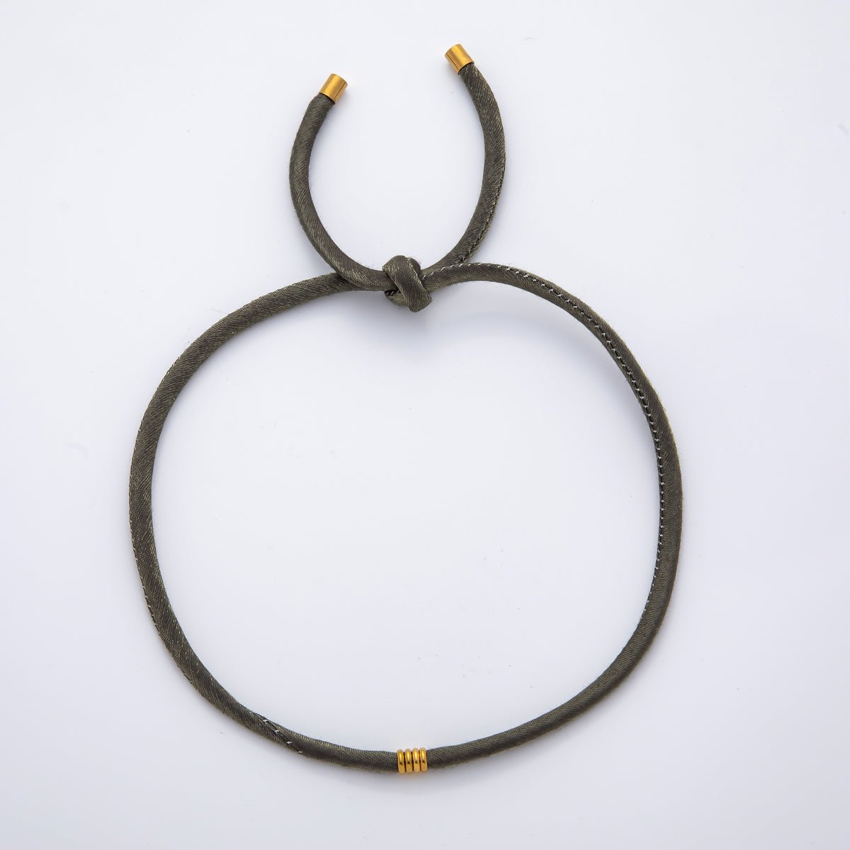 Stainless Steel Soft Silk feel Paracord Knot Tied Necklace | WA-1628 ~ WA-1652