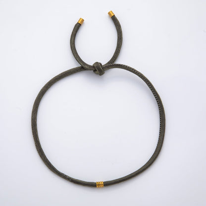 Stainless Steel Soft Silk feel Paracord Knot Tied Necklace | WA-1628 ~ WA-1652