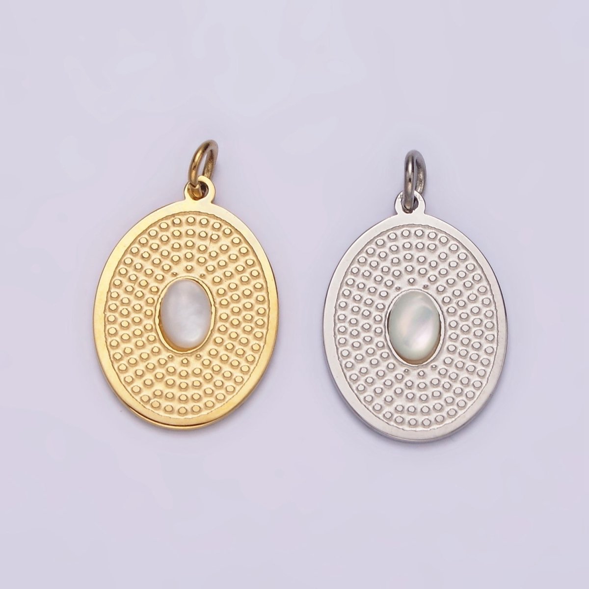 Stainless Steel White Chrysoberyl Cat&