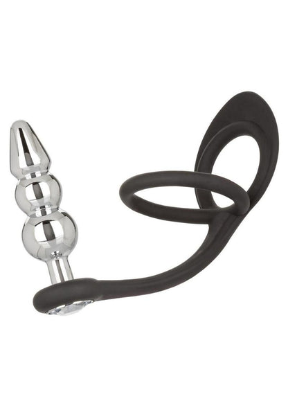 Star Fucker body-safe Beaded Plug with Silicone Dual Enhancer