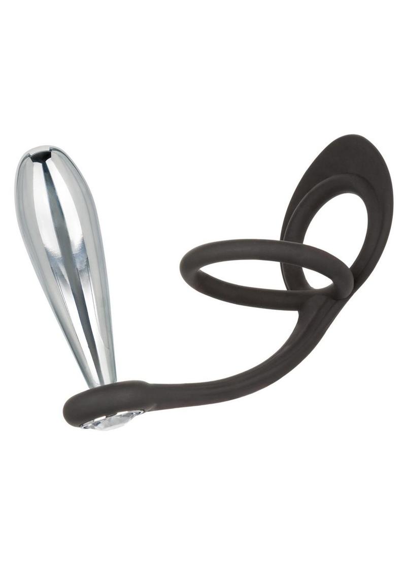 Strict Leather Speed Snap Cock Ring Sleek Black Snap Fit