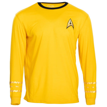 Star Trek Long Sleeve Halloween Costume T-shirt - Commander, Medical Sciences and Engineering
