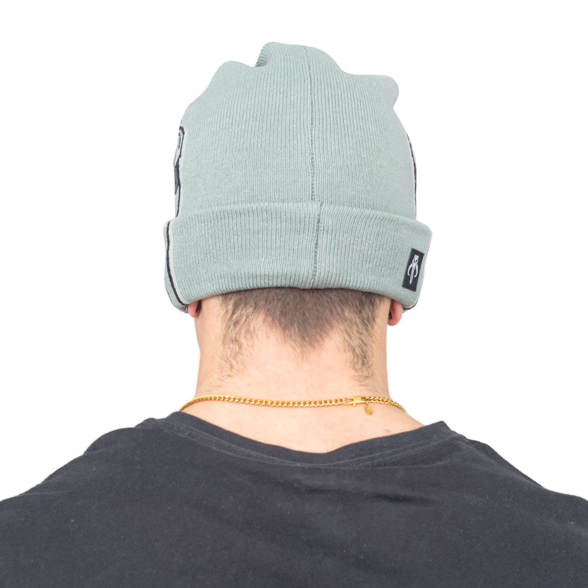 Star Wars Mandalorian Beanie Hat and Mask Helmet Grey