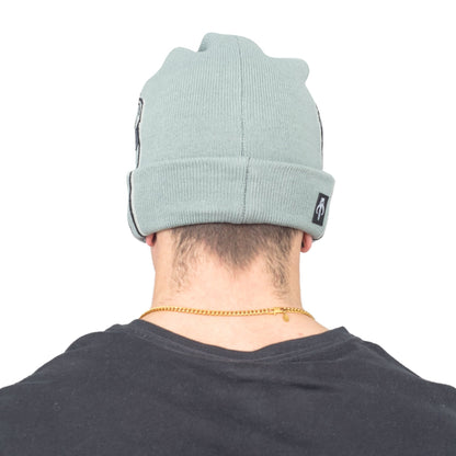 Star Wars Mandalorian Beanie Hat and Mask Helmet Grey