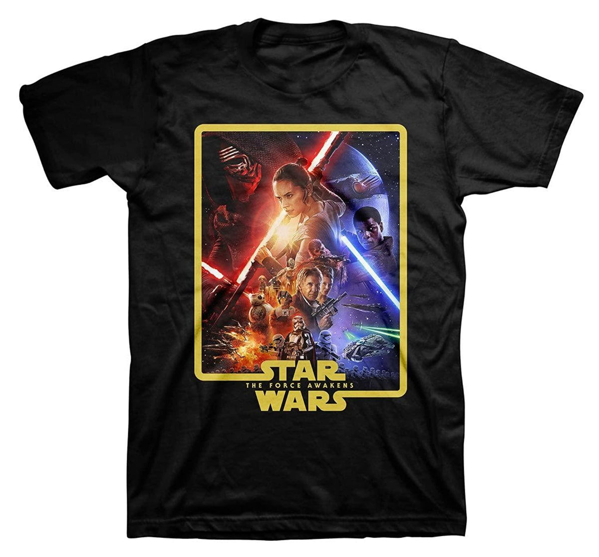 Star Wars The Force Awakens Poster T-shirt