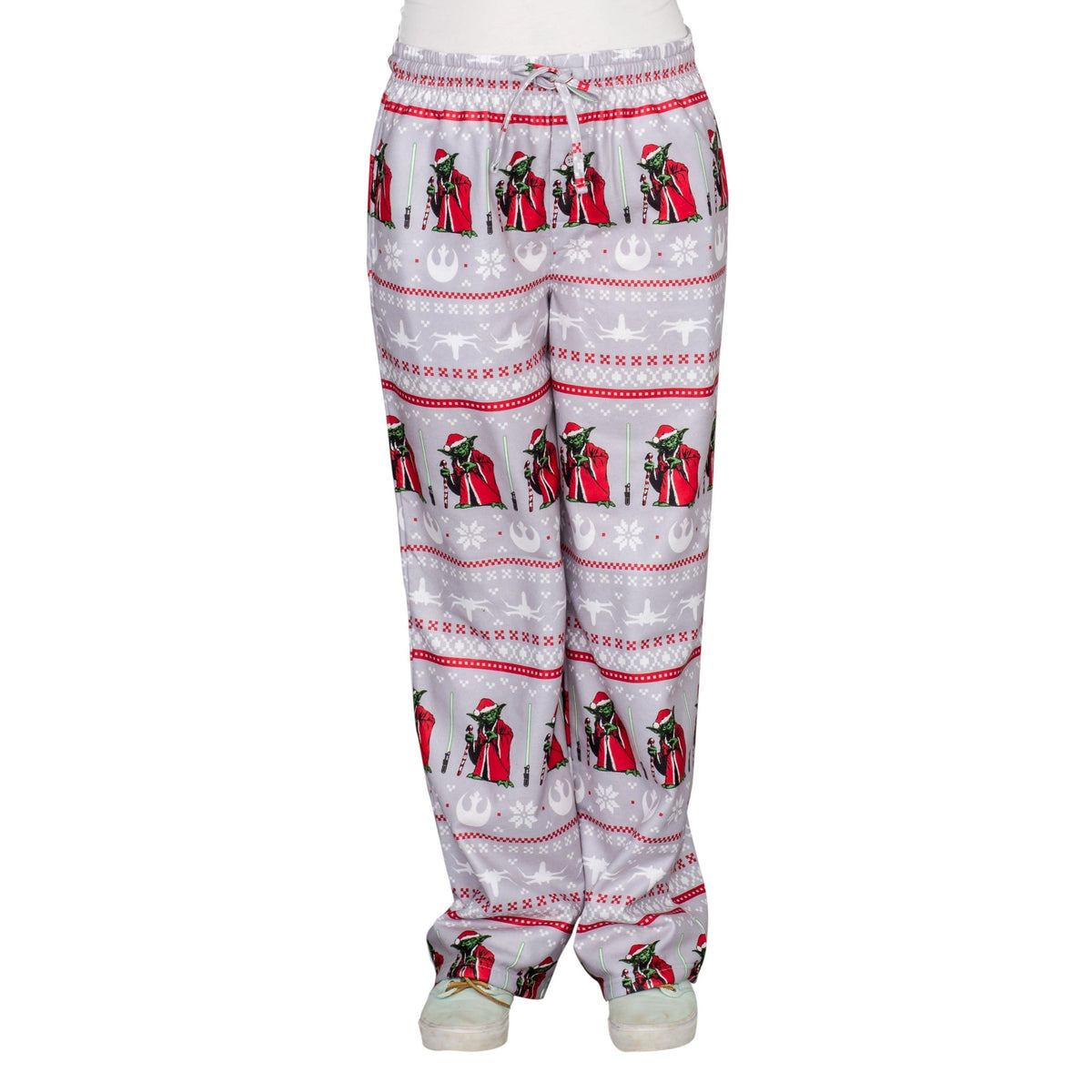 Star Wars Yoda Logo Christmas Adult Unisex Pajama Lounge Pants