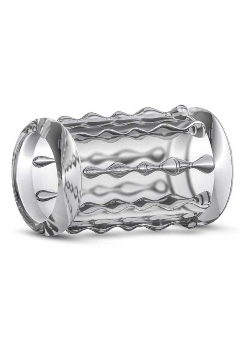 Stay Hard Cock Sleeve 04 Textured Clear Girth Enhancer