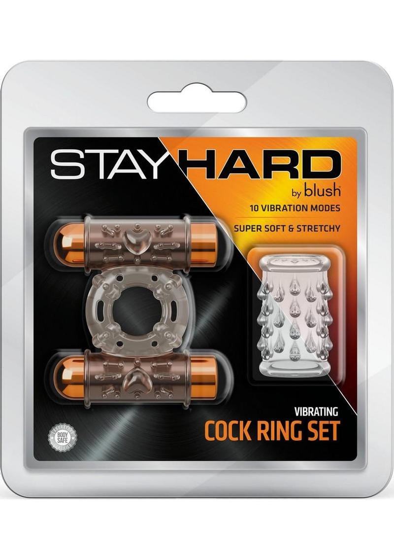 Stay Hard Vibrating Cock Ring Kit