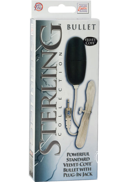 Sterling Collection Standard Velvet Cote Bullet Vibrator