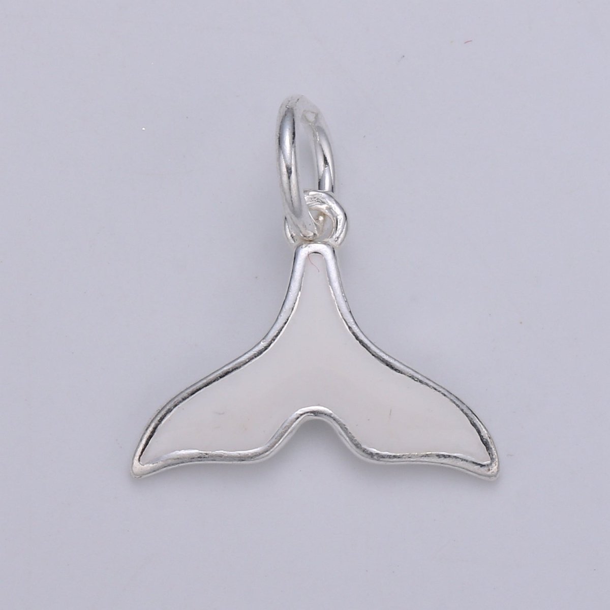 Sterling Silver Dolphin Fish Whale Tail Charm For Summer Ocean Jewelry Bracelet Necklace | SL-016 SL-017