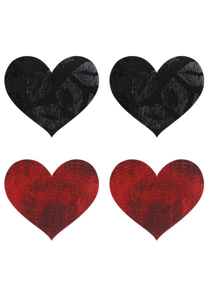 Peekaboos Heart-Shaped Premium Self-Adhesive Pasties