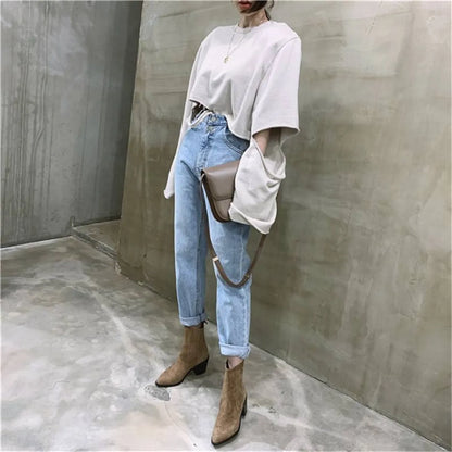 Straight Loose Denim Jeans
