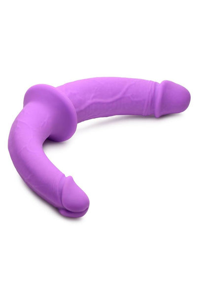 Strap U Double Charmer Harness with Silicone Double Dildo