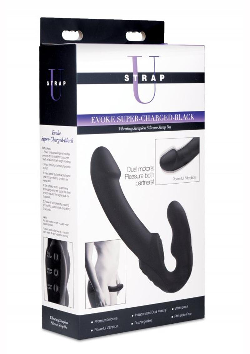 Strap U Evoke Super Charged Rechargeable Vibrating Strap-On