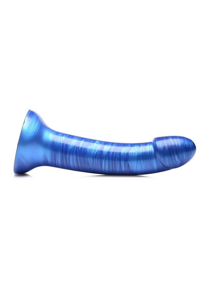 Strap U G-Tastic Metallic Silicone Dildo With Powerful Suction Base