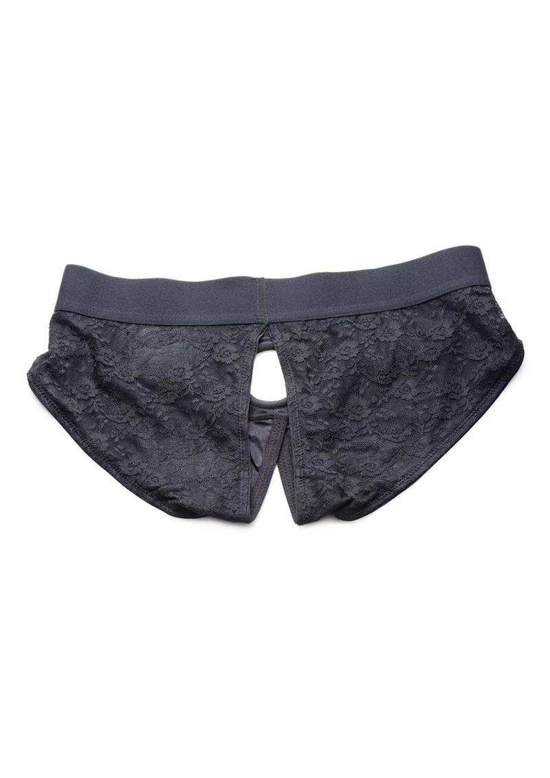 Lace Envy Crotchless Panty Harness