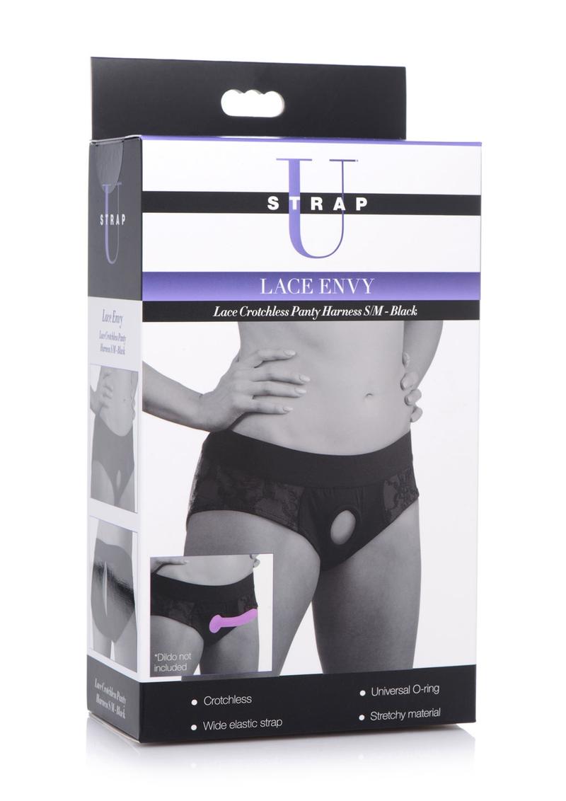 Lace Envy Crotchless Panty Harness
