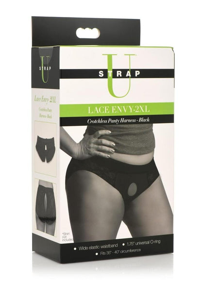 Strap U Lace Envy Crotchless Panty Harness