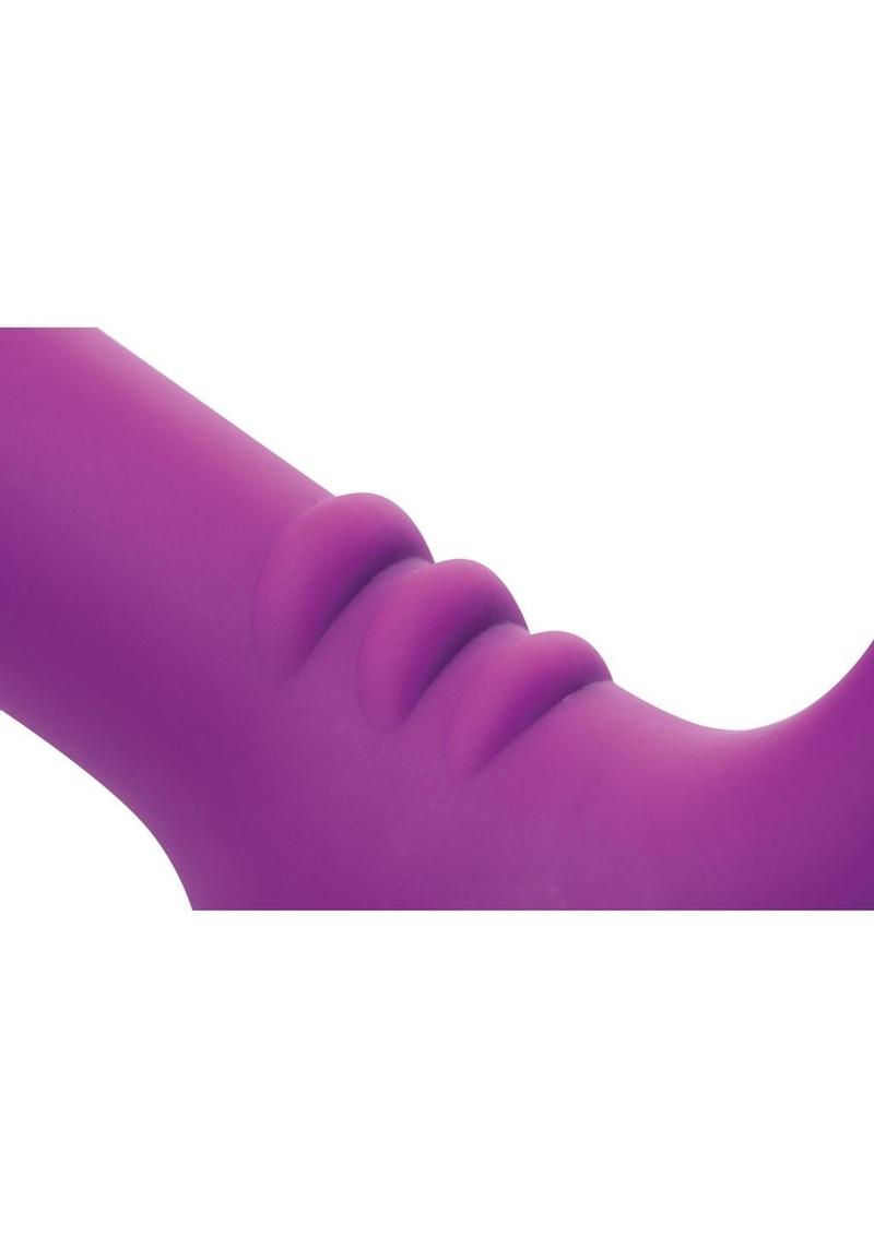 Strap U Royal Revolver Vibrating Strapless Strap-On Dildo