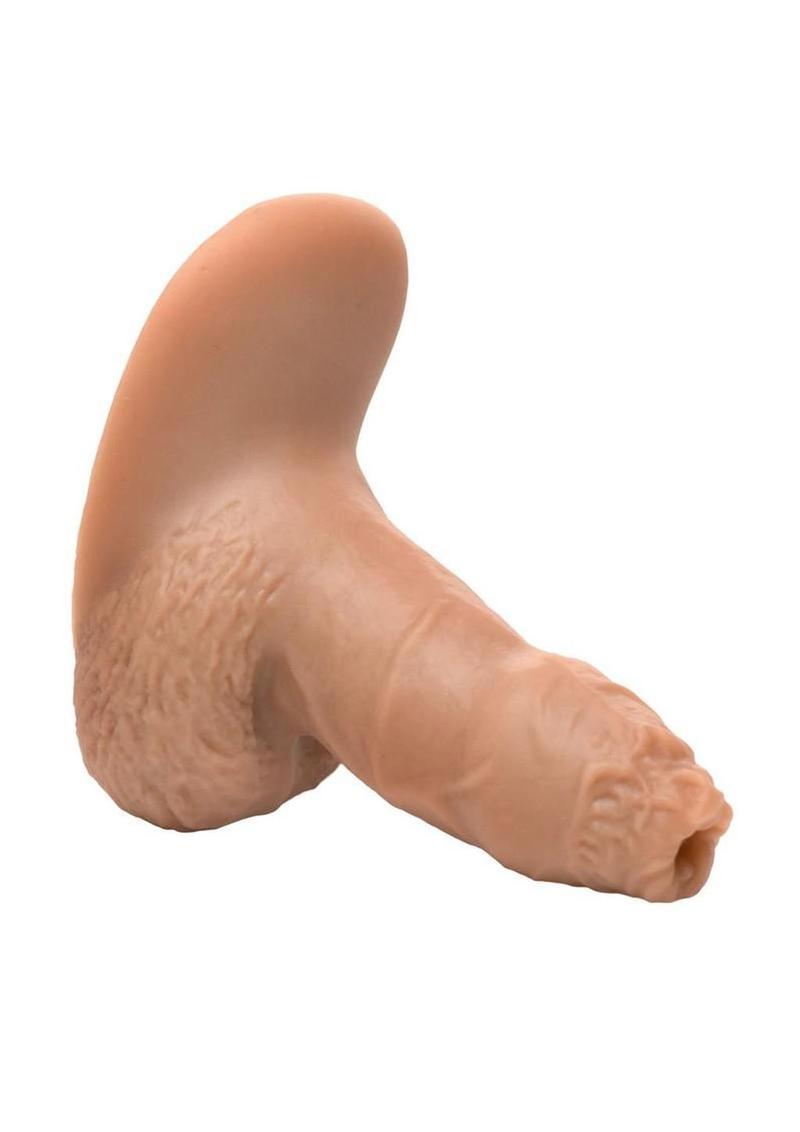 Strap U Uncut Packer Silicone Dildo