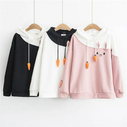 Street Fashion Bunny Hoodie
