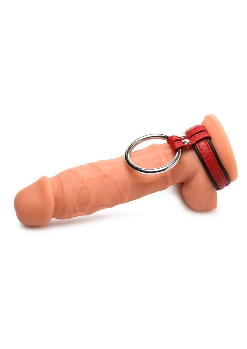 Strict Leather Premium Leather and Steel Cock and Ball Ring