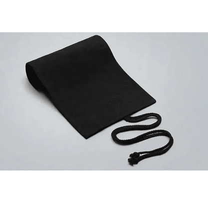 Students Roll Design Black Color Pencil Retro Canvas Wrap Up Pencil Case High Quality Stationary Pouch
