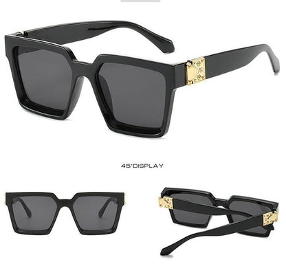 Stylish Square Sunglasses For Women &amp; Luxury Eyeglasses For Women And Men square Sun Glasses For Men Eyewear Women Oversized Square Frame Sunglasses Multiple Tinted Glitter Inspired Stylish Shades
