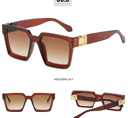 Stylish Square Sunglasses For Women &amp; Luxury Eyeglasses For Women And Men square Sun Glasses For Men Eyewear Women Oversized Square Frame Sunglasses Multiple Tinted Glitter Inspired Stylish Shades