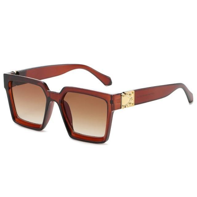 Stylish Square Sunglasses For Women &amp; Luxury Eyeglasses For Women And Men square Sun Glasses For Men Eyewear Women Oversized Square Frame Sunglasses Multiple Tinted Glitter Inspired Stylish Shades
