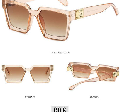 Stylish Square Sunglasses For Women &amp; Luxury Eyeglasses For Women And Men square Sun Glasses For Men Eyewear Women Oversized Square Frame Sunglasses Multiple Tinted Glitter Inspired Stylish Shades
